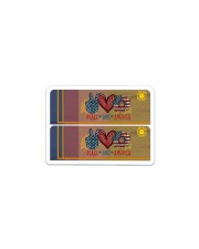 Credit Card Cover 2 pieces Sticker - Single (Horizontal) front