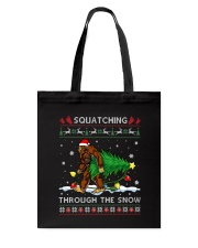 Squatching Through The Snow Tote Bag tile