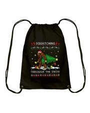 Squatching Through The Snow Drawstring Bag tile