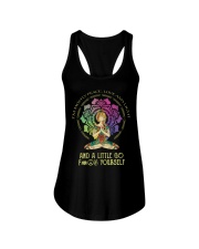I'm mostly peace love and light 01 Ladies Flowy Tank tile