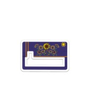 Credit Card Cover Sticker - Single (Horizontal) front