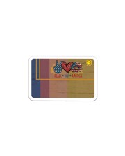 Credit Card Cover Sticker - Single (Horizontal) front