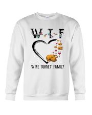 Wine Turkey Family Crewneck Sweatshirt tile