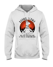 Karma Llama Hooded Sweatshirt tile