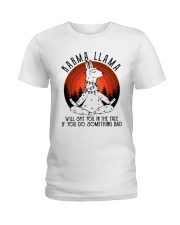 Karma Llama Ladies T-Shirt tile