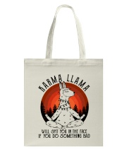 Karma Llama Tote Bag tile