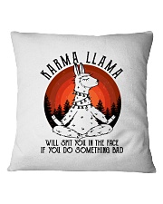 Karma Llama Square Pillowcase tile