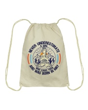 Never Underestimate Drawstring Bag tile