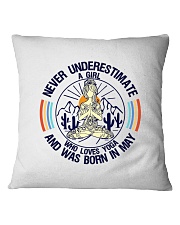Never Underestimate Square Pillowcase tile