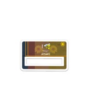 Credit Card Cover Sticker - Single (Horizontal) front