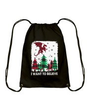 I Want To Believe Drawstring Bag tile