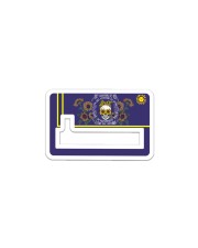 Credit Card Cover Sticker - Single (Horizontal) front