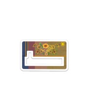 Credit Card Cover Sticker - Single (Horizontal) front