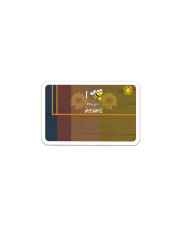 Credit Card Cover Sticker - Single (Horizontal) front
