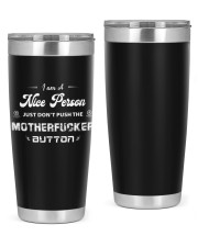 I am a nice person 03 20oz Tumbler tile