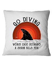 Go Diving Square Pillowcase tile