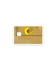 Credit Card Cover Sticker - Single (Horizontal) front