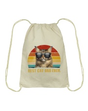 Best Cat Dad Ever Drawstring Bag tile