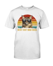 Best Cat Dad Ever Classic T-Shirt front