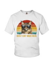 Best Cat Dad Ever Youth T-Shirt tile