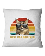 Best Cat Dad Ever Square Pillowcase tile