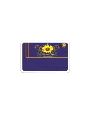 Credit Card Cover Sticker - Single (Horizontal) front