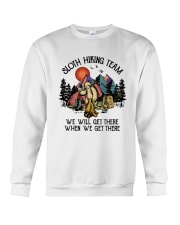 Sloth Hiking Team5 Crewneck Sweatshirt tile