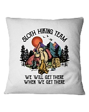Sloth Hiking Team5 Square Pillowcase tile