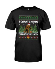 Squatching Through Snow1 Classic T-Shirt front