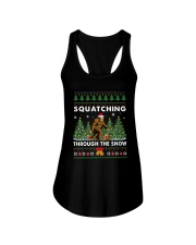 Squatching Through Snow1 Ladies Flowy Tank tile