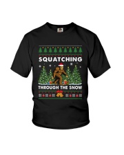 Squatching Through Snow1 Youth T-Shirt tile