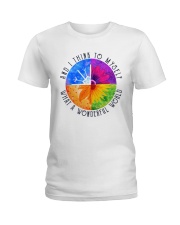 I Think To Myself Ladies T-Shirt tile