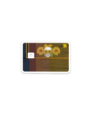 Credit Card Cover Sticker - Single (Horizontal) front