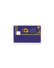 Credit Card Cover Sticker - Single (Horizontal) front