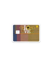 Credit Card Cover Sticker - Single (Horizontal) front