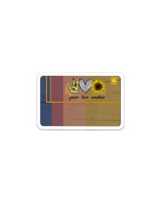 Credit Card Cover Sticker - Single (Horizontal) front