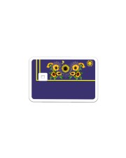 Credit Card Cover Sticker - Single (Horizontal) front