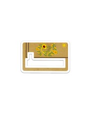 Credit Card Cover Sticker - Single (Horizontal) front