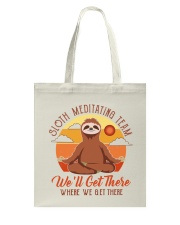 Sloth Medtating Team1 Tote Bag tile