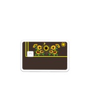 Credit Card Cover Sticker - Single (Horizontal) front