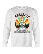 Namaste The Light Within Me Crewneck Sweatshirt tile