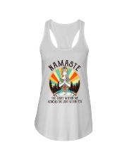 Namaste The Light Within Me Ladies Flowy Tank tile