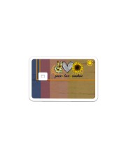 Credit Card Cover Sticker - Single (Horizontal) front