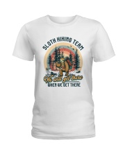Sloth Hiking Team Ladies T-Shirt tile