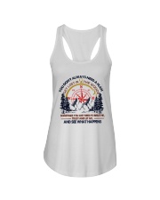 Get Lost In Woods Ladies Flowy Tank tile