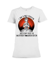 I am a nice person 01 Premium Fit Ladies Tee tile