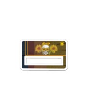 Credit Card Cover Sticker - Single (Horizontal) front
