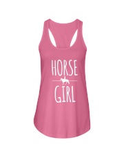 horse girl Ladies Flowy Tank thumbnail