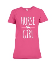 horse girl Premium Fit Ladies Tee thumbnail
