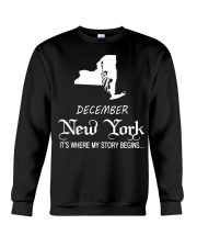 New York - Its Where My Story Begins-December - Crewneck Sweatshirt thumbnail